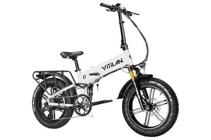 Vitilan I7 Pro Folding Full Suspension Electric Bike