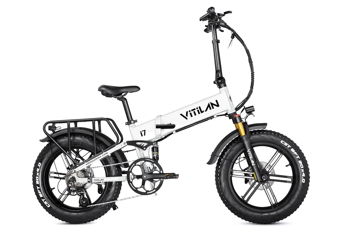 Vitilan I7 Pro Folding Full Suspension Electric Bike