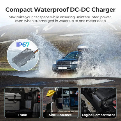 12V/24V IP67 50A DC-DC  Battery Charger with MPPT with Renogy ONE Core