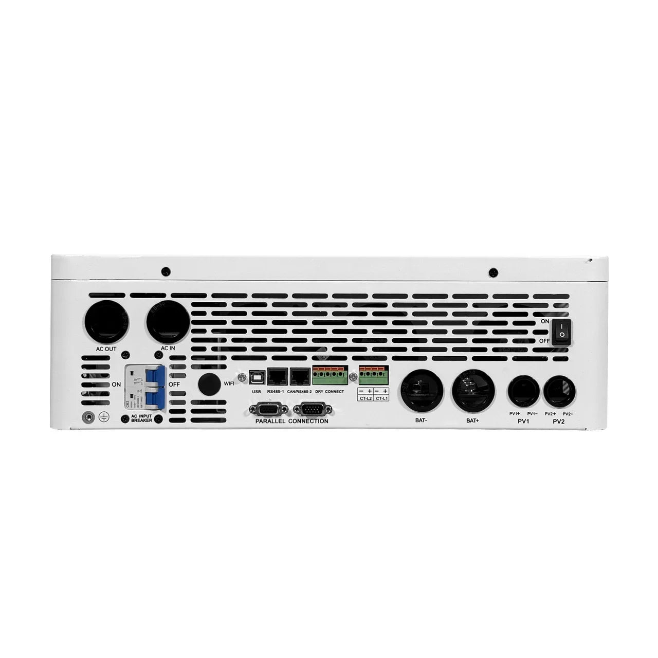 Liniotech 12kw Off-Grid Inverter 12kw PV Input | 12kw Output | 500V VOC Input | 48V 120/240 Split Phase | All-In-One Solar Inverter