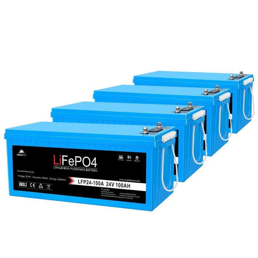 Sungold Power 12V 200Ah LiFePo4 Deep Cycle Lithium Battery Bluetooth / Self-Heating / IP65