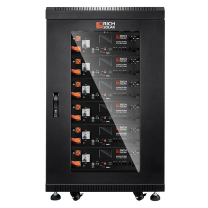 Rich Solar ALPHA 5 PRO 51.2V 100Ah LiFePO4 Battery Premium 48V Server Rack Lithium Battery for Residential, Commercial, RVs, Off-Grid