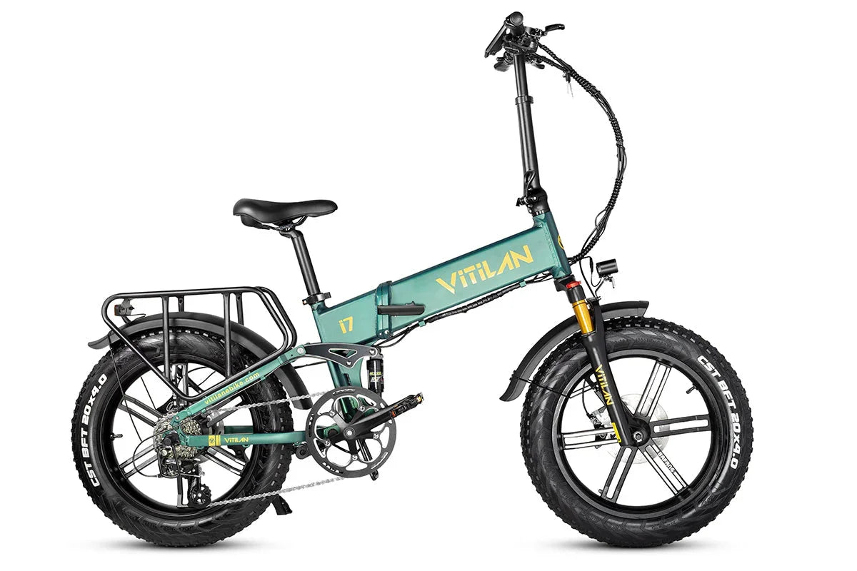Vitilan I7 Pro Folding Full Suspension Electric Bike