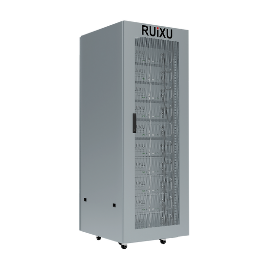 RUiXU 10 Slot Battery Cabinet | Wheels and Busbar Included | Pre-assembled