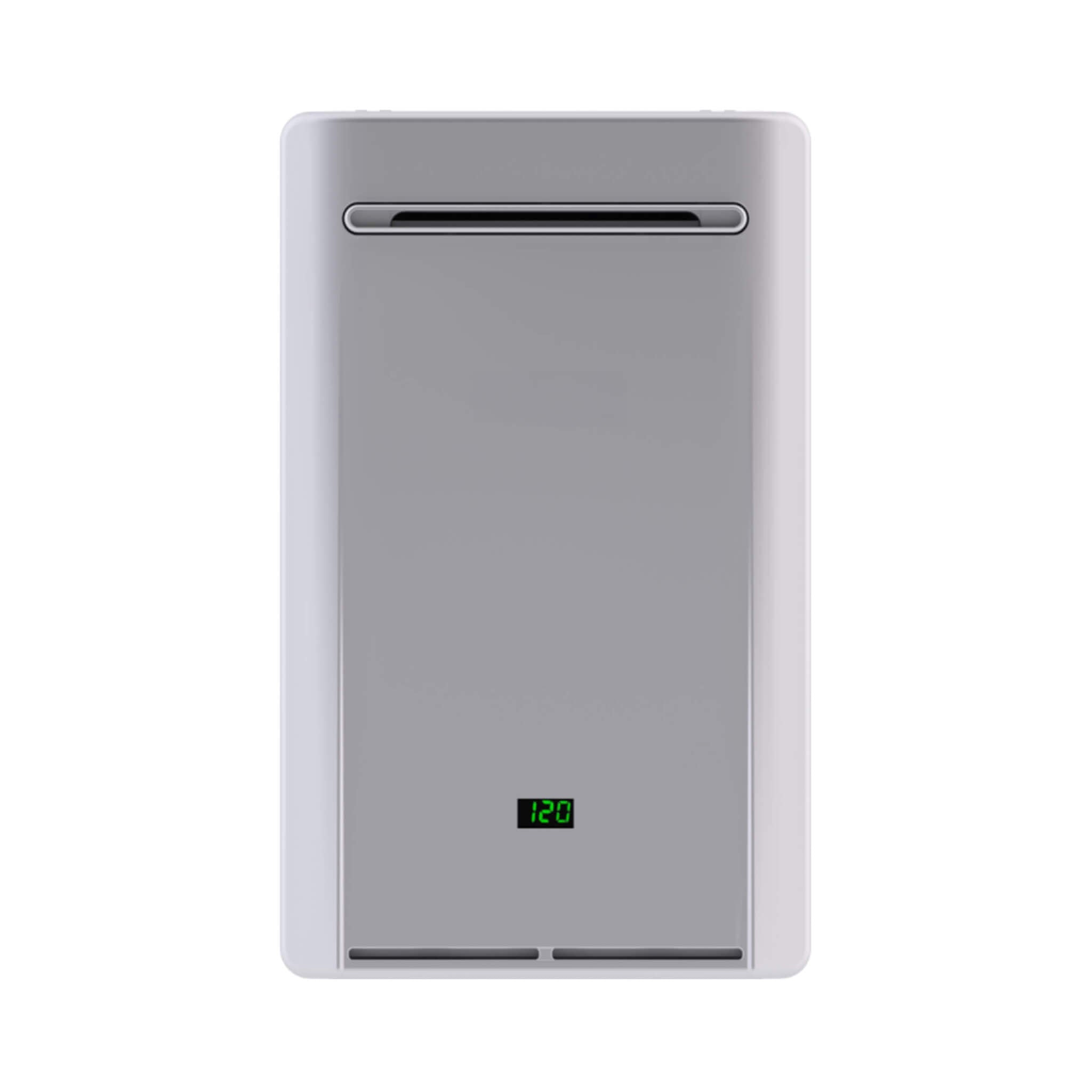 RN 6.6 GPM Outdoor Non-Condensing Tankless Natural Gas Water Heater (S ...