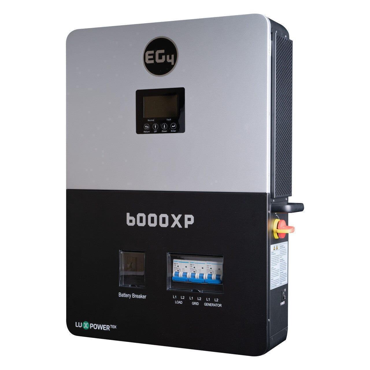 EG4 6K XP Off-Grid Inverter 6,000W Output | 48V 120/240V Split Phase | All-In-One Solar Inverter