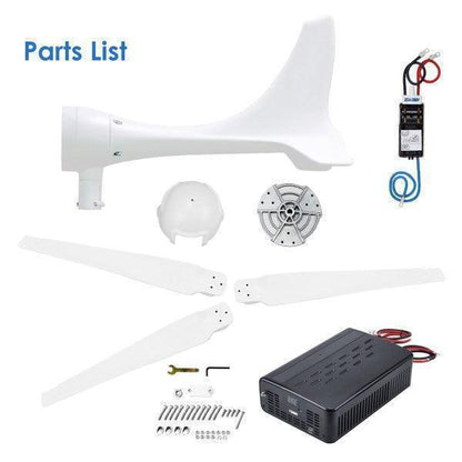 Automaxx Windmill 600W Home Wind Turbine Generator Kit Bundle Set