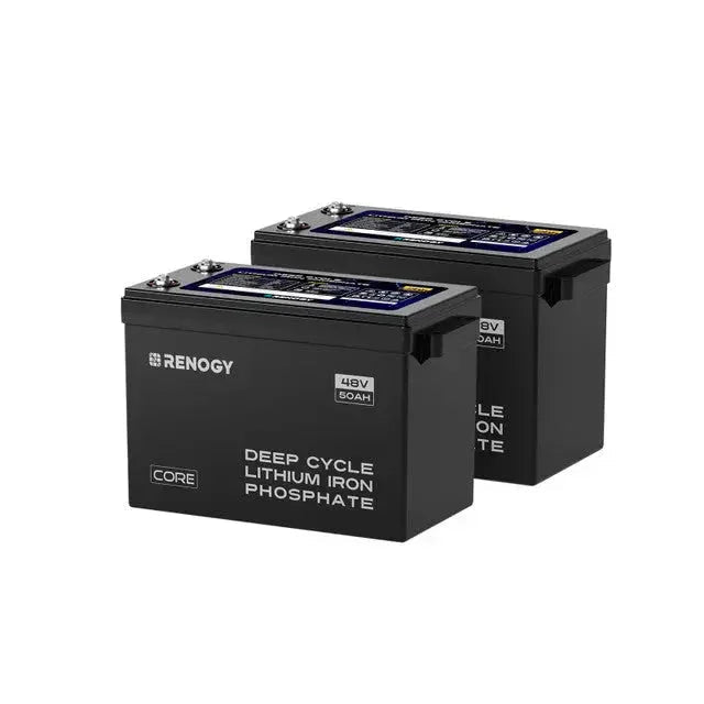 Renogy Core - 48V 50Ah Smart Lithium Iron Phosphate Battery w/Self-heating