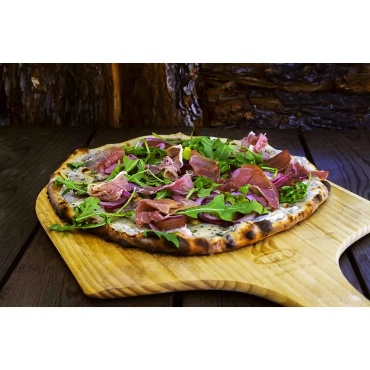 WPPO 12" x 24" Wooden Pizza Peel (Launch Pad) - 2 Pack