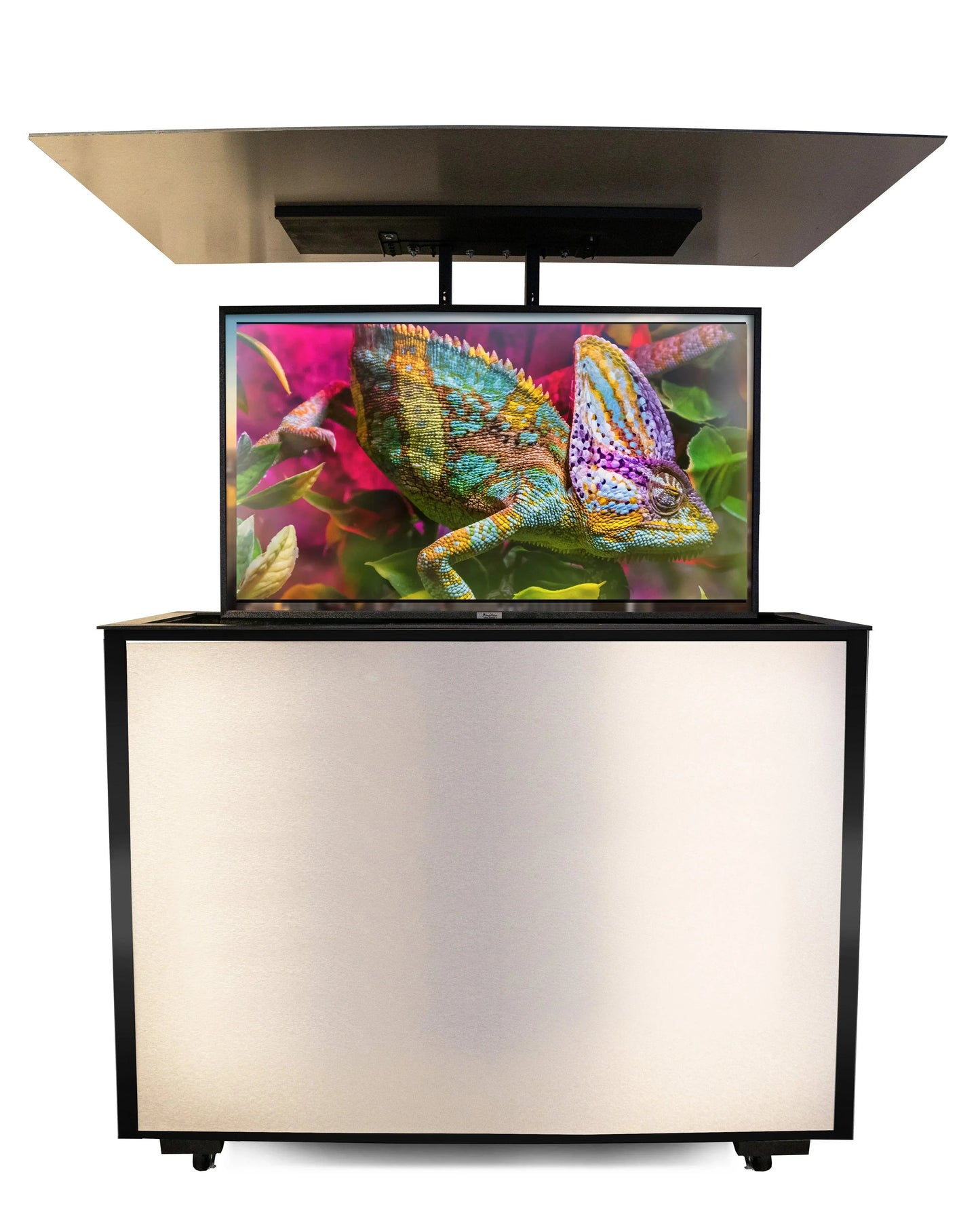 MirageVision 85" Outdoor TV Premium Lift Cabinet