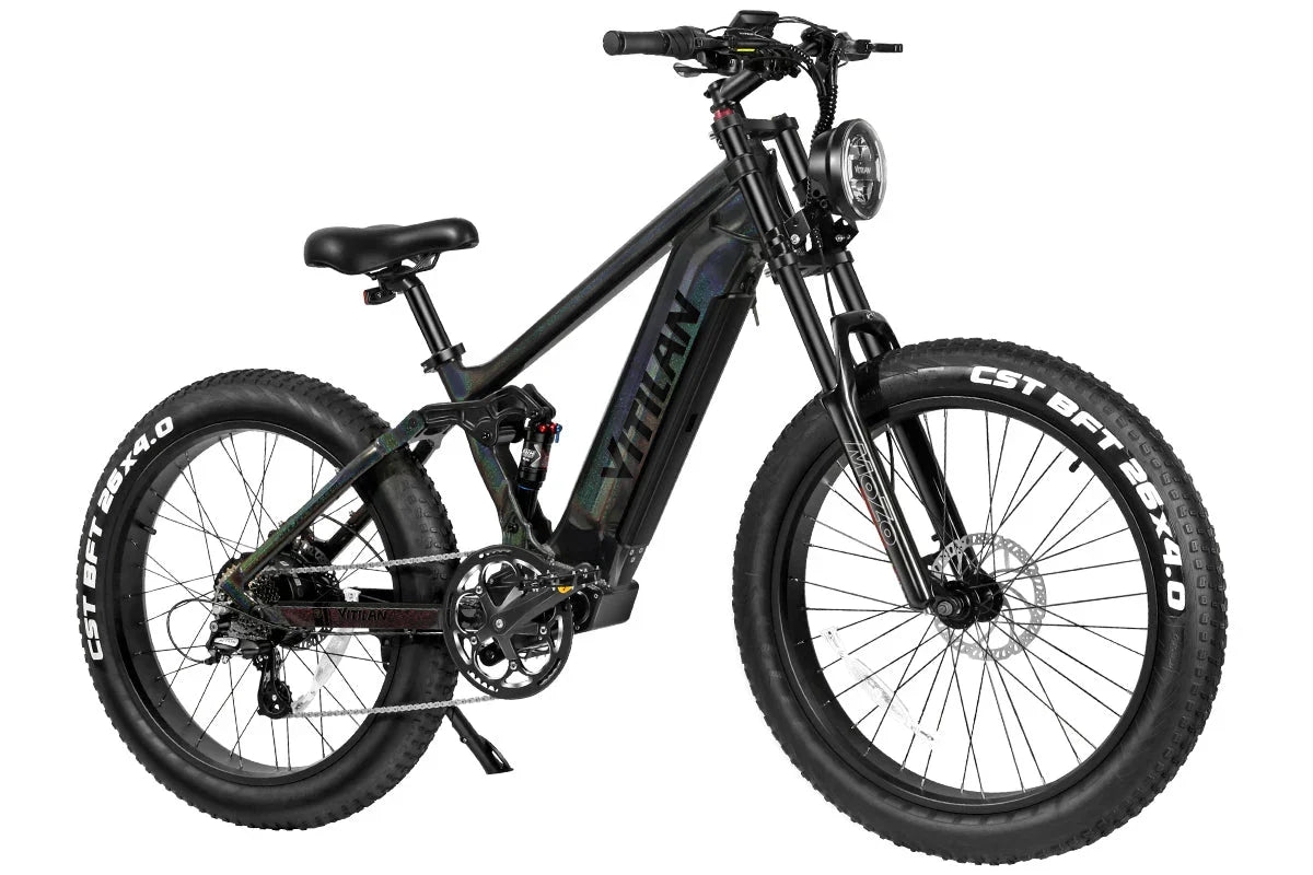 Vitilan T7PRO Full Suspension Mountain E-bike