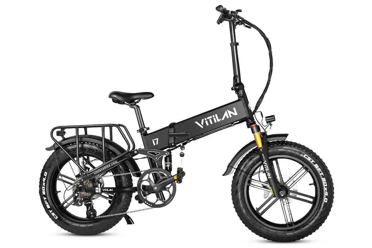 Vitilan I7 Pro Folding Full Suspension Electric Bike