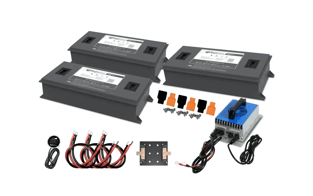 BigBattery 72V RAPTOR 2 LiFePO4 Battery | 7.68kWh | Game-Changing Power for Golf Carts