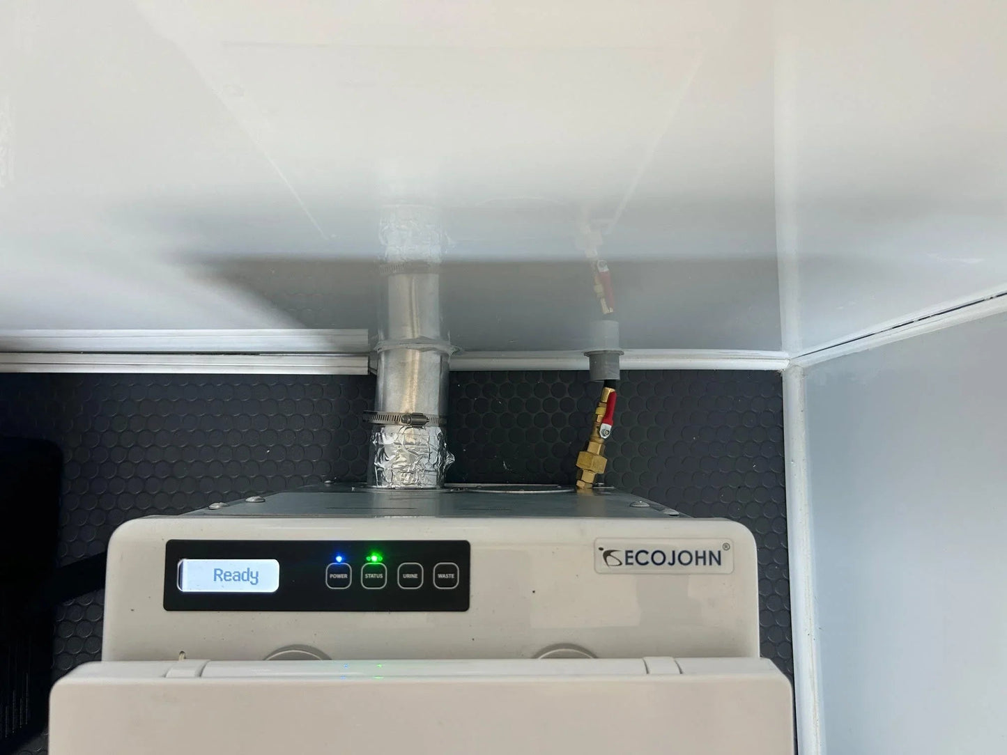 TinyJohn Single Portable Restroom with Waterless Incinerating Toilet