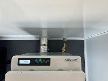 TinyJohn Single Portable Restroom with Waterless Incinerating Toilet