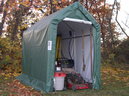 Rhino Shelter | 5'Wx10'Lx8'H Storage Shed