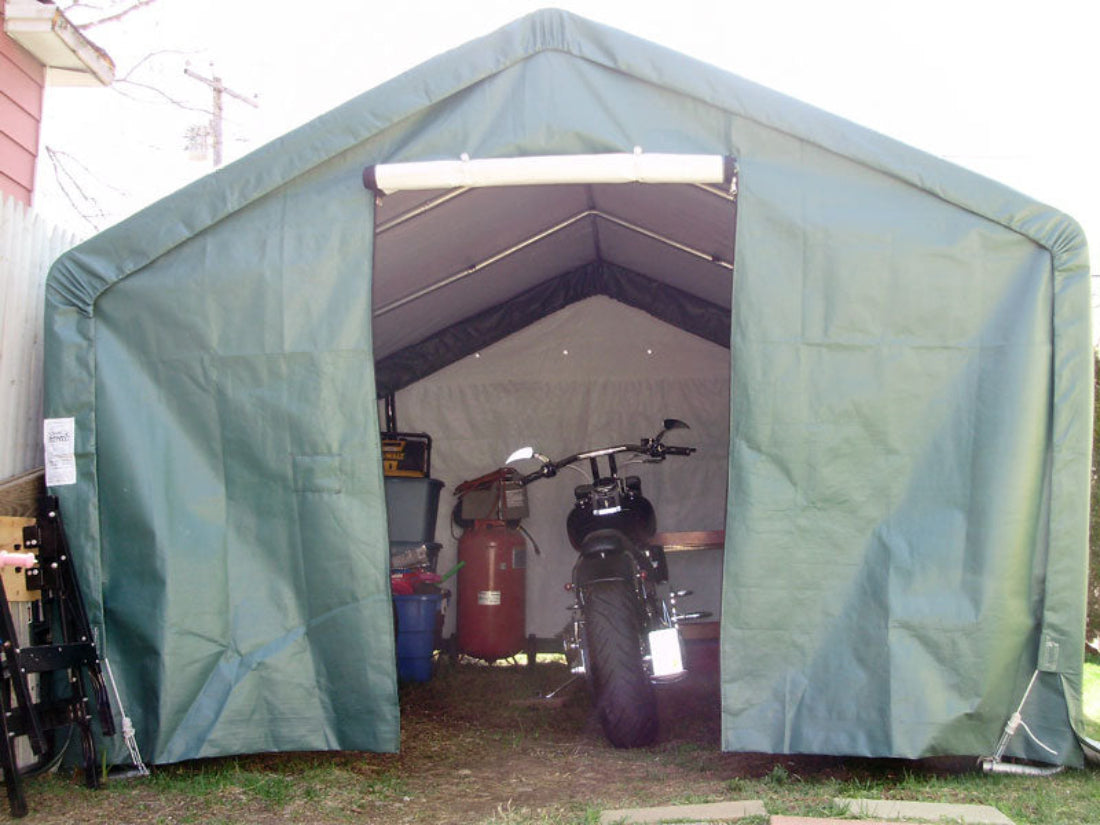 Rhino Shelter | 12’W x 12’L x 8’H Storage Shed (House)