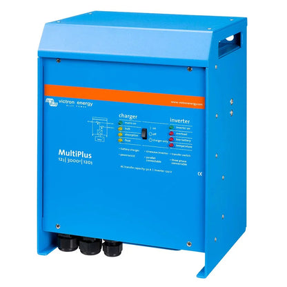 Victron MultiPlus Inverter/Charger 12 VDC - 3000VA - 120vAC w/120AMP Battery Charger - 50AMP Transfer Switch [PMP123021102]