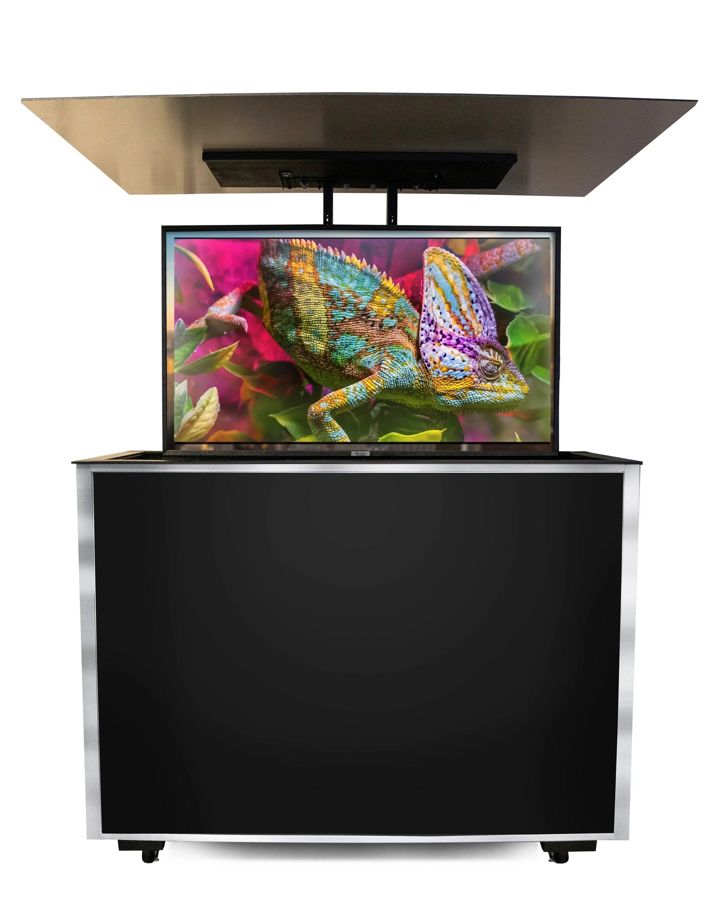 MirageVision 75" Outdoor TV Premium Lift Cabinet