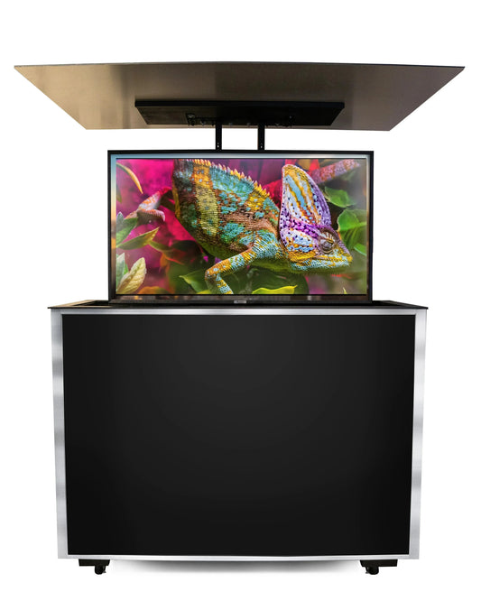 MirageVision 75" Outdoor TV Premium Lift Cabinet