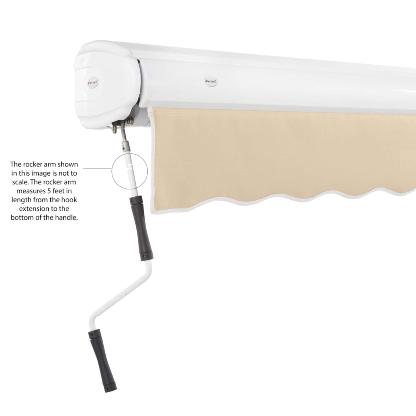 Awntech Key West Full Cassette Retractable Patio Awning (SAK91358)