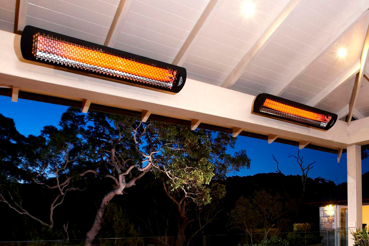 Bromic Heaters Tungsten Smart-Heat 4000 Watt Radiant Infrared Outdoor Electric Heater | Black | 208V