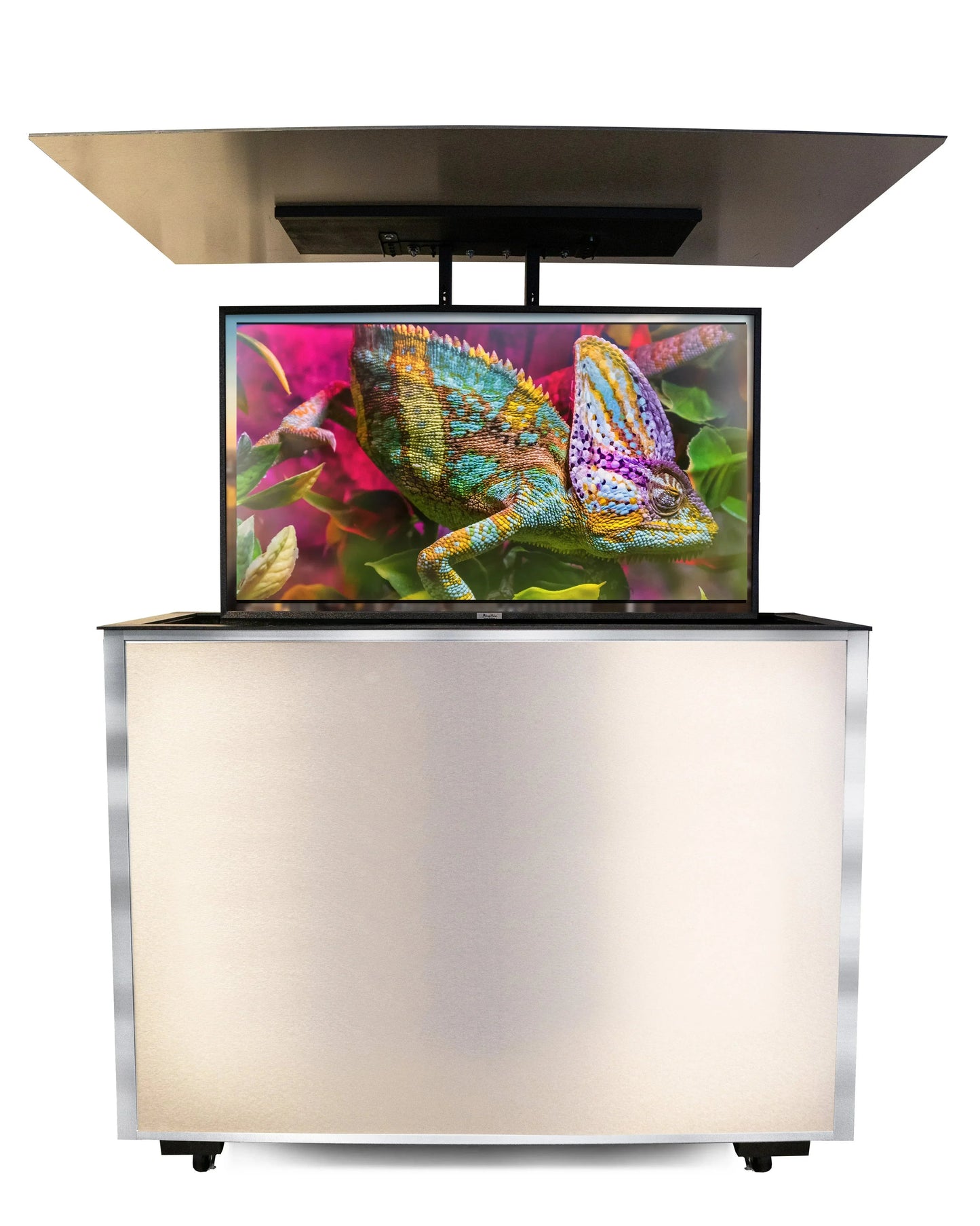 MirageVision 55" Outdoor TV Premium Lift Cabinet