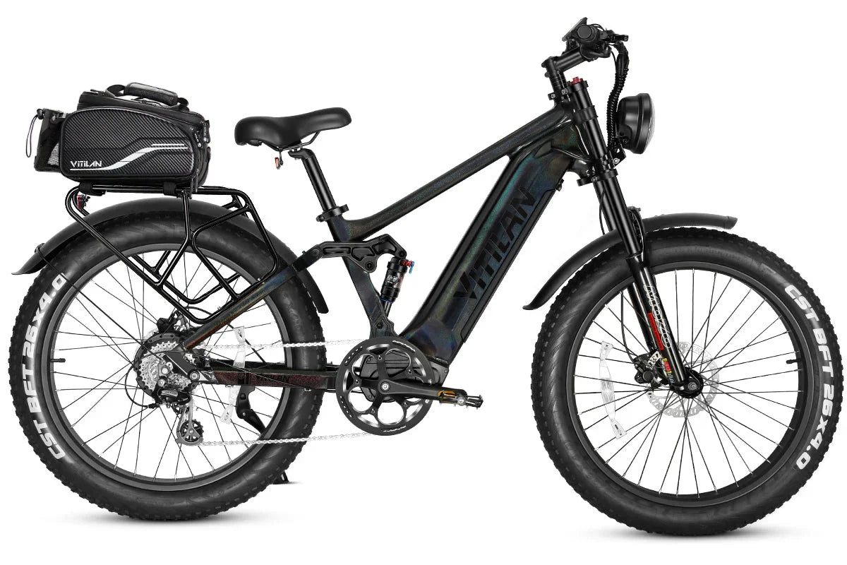 Vitilan T7PRO Full Suspension Mountain E-bike