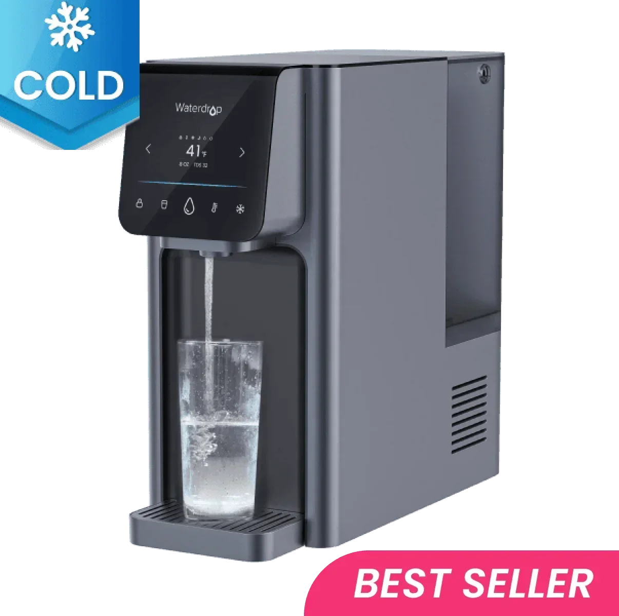 Waterdrop Reverse Osmosis Hot Cold Water Dispenser, A1