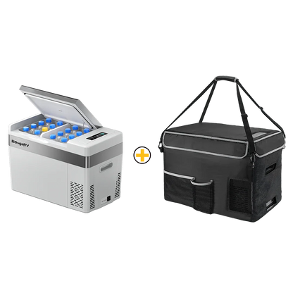 BougeRV 12V 30 Quart (28L) Portable Car Fridge