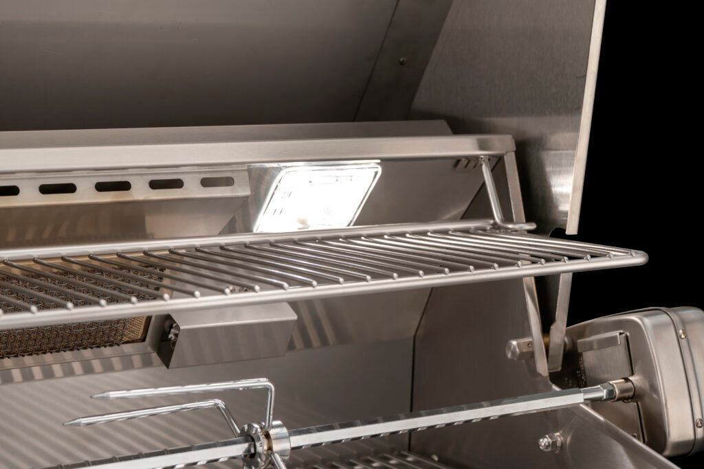 AOG 24-Inch L-Series Built-In Propane Grill with Lights & Rotisserie
