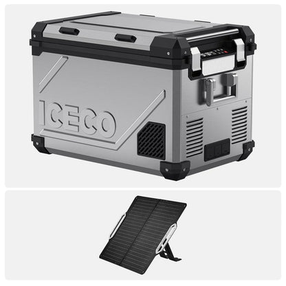 ICECO APL55-Silver Dual Zone 12 Volt Fridge