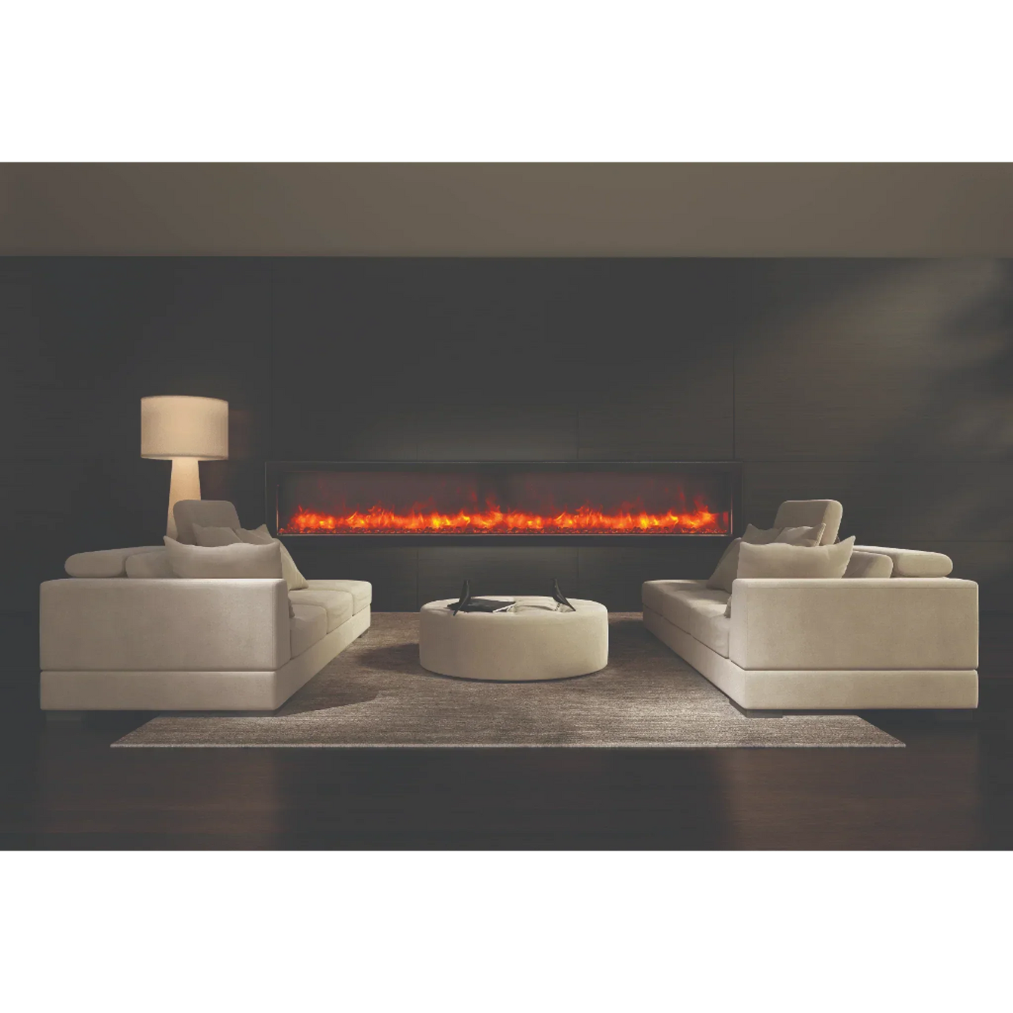 Amantii 40" Panorama Deep Lumina Indoor or Outdoor Electric Fireplace