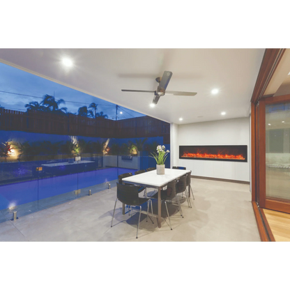 Amantii 40" Panorama Deep Lumina Indoor or Outdoor Electric Fireplace