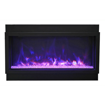 Amantii 40" Panorama Deep Lumina Indoor or Outdoor Electric Fireplace