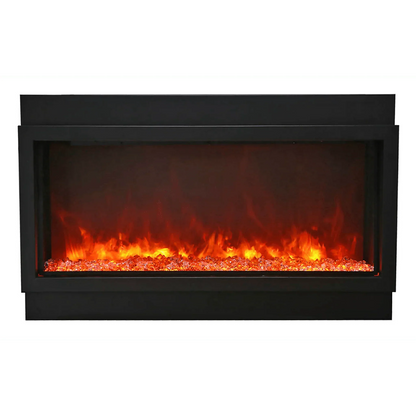 Amantii 40" Panorama Deep Lumina Indoor or Outdoor Electric Fireplace