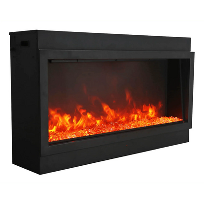 Amantii 40" Panorama Deep Lumina Indoor or Outdoor Electric Fireplace