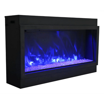 Amantii 40" Panorama Deep Lumina Indoor or Outdoor Electric Fireplace