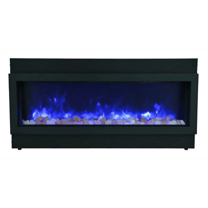Amantii 40" Panorama Deep Lumina Indoor or Outdoor Electric Fireplace