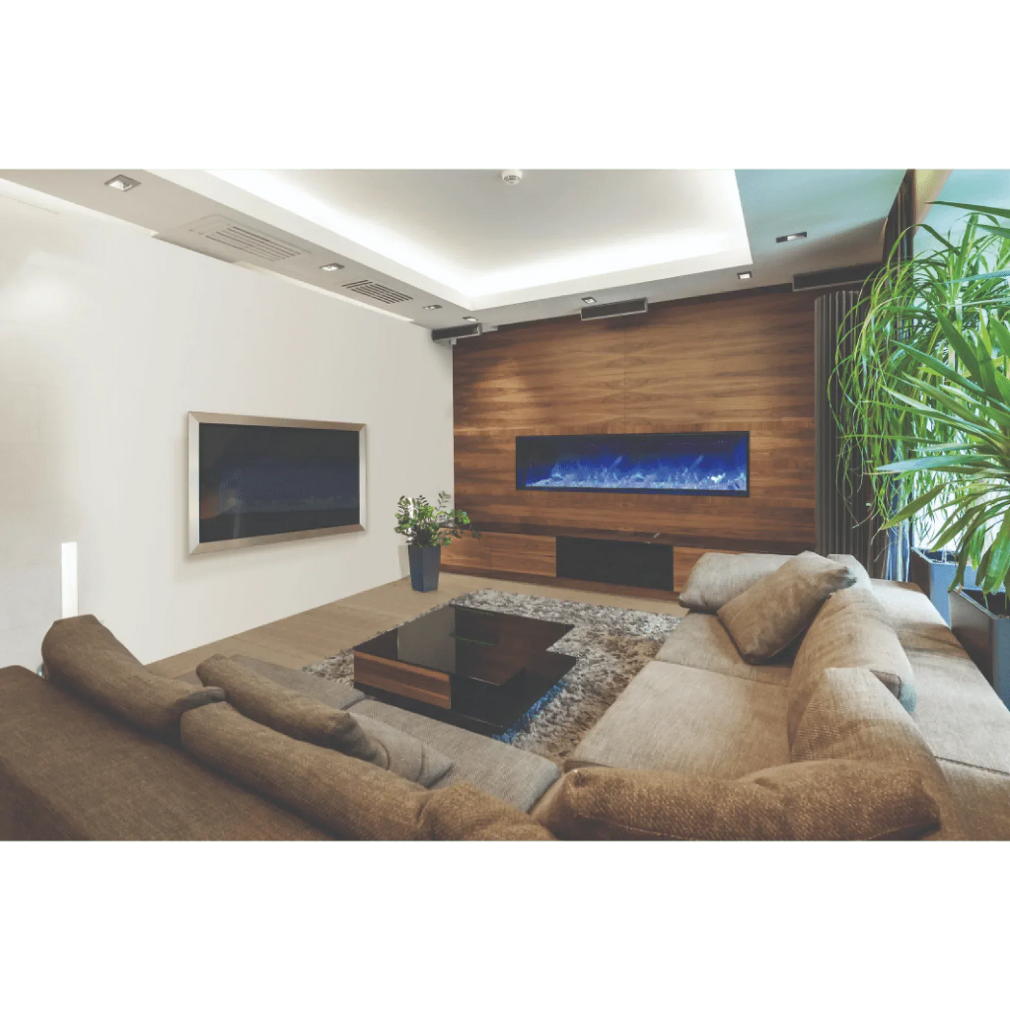 Amantii 40" Panorama Deep Lumina Indoor or Outdoor Electric Fireplace