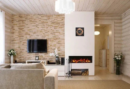 Amantii 50-TRV-SLIM Indoor-Outdoor 3-Sided Fireplace