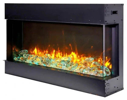 Amantii 50-TRV-SLIM Indoor-Outdoor 3-Sided Fireplace