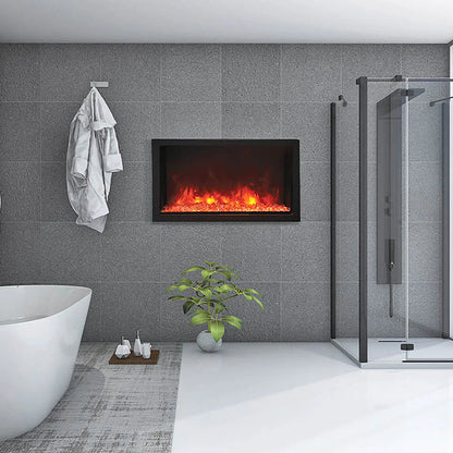 Amantii Panorama Deep Extra Tall 88 Inch Indoor Outdoor Electric Fireplace