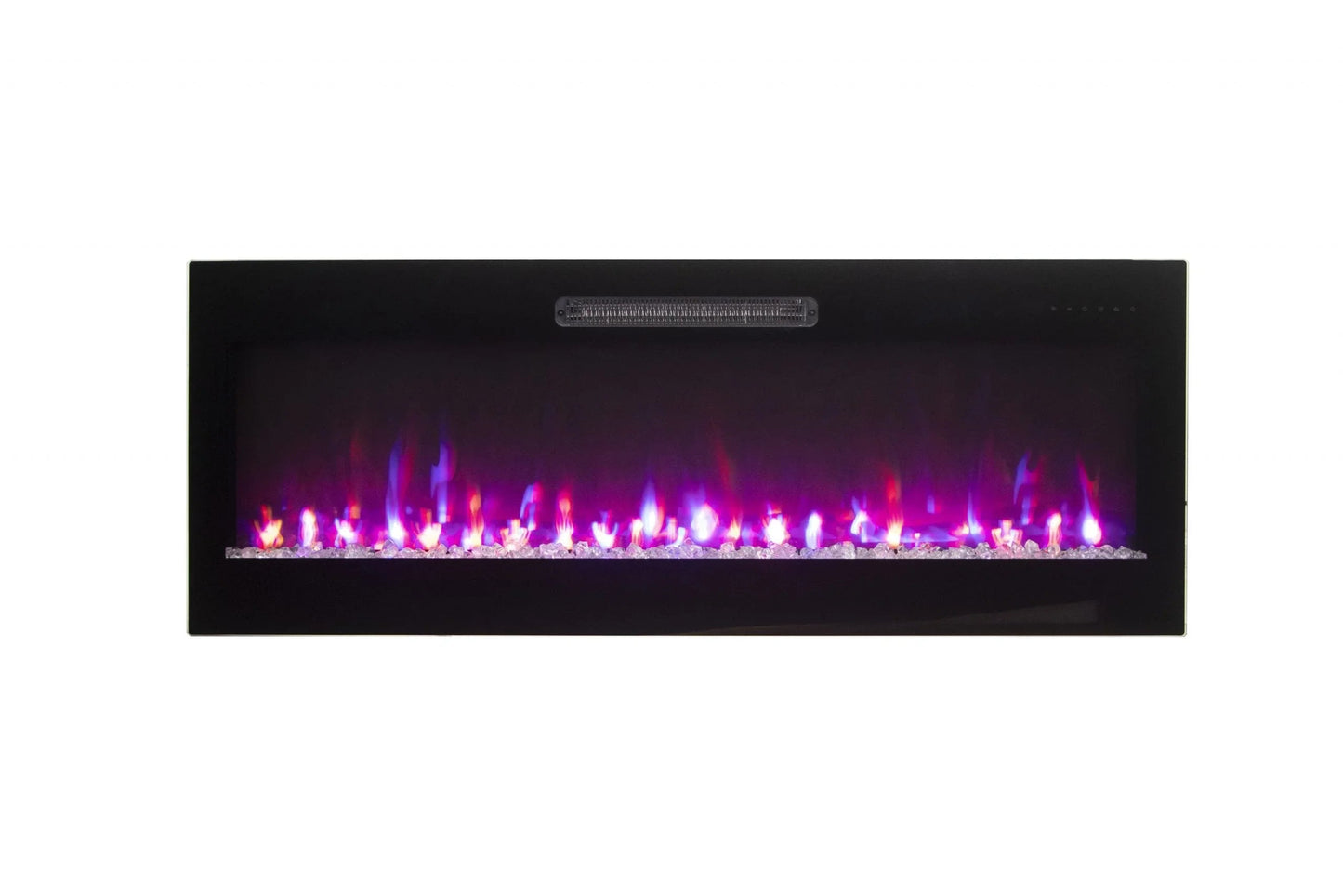 Amantii Fire & Ice Evolution 36" Linear Electric Fireplace with Frameless Display, WiFi & Multi-Color Flames