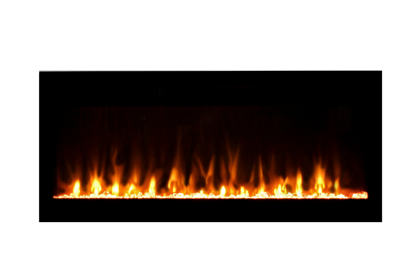 Amantii Fire & Ice Evolution 42" Linear Electric Fireplace with WiFi, Frameless Design & Multi-Color LED Flames