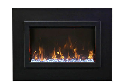 Amantii Traditional Bespoke 30-Inch Built-In Indoor/Outdoor Smart Electric Firebox Insert