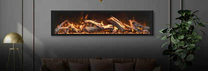 Amantii Remii 45 inch WM-SLIM-45 Smart Indoor Extra Slim Wall Mount Electric Fireplace