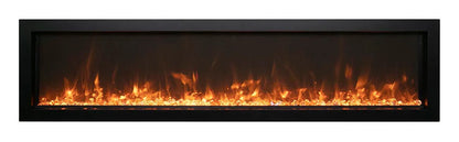 Amantii Remii 65 inch WM-SLIM-65 Smart Indoor Extra Slim Wall Mount Electric Fireplace