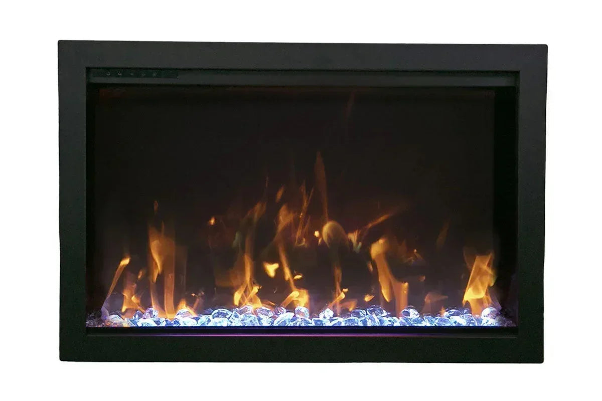 Amantii Traditional Bespoke 30-Inch Built-In Indoor/Outdoor Smart Electric Firebox Insert