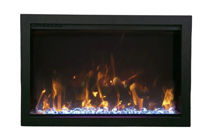 Amantii Traditional Bespoke 30-Inch Built-In Indoor/Outdoor Smart Electric Firebox Insert